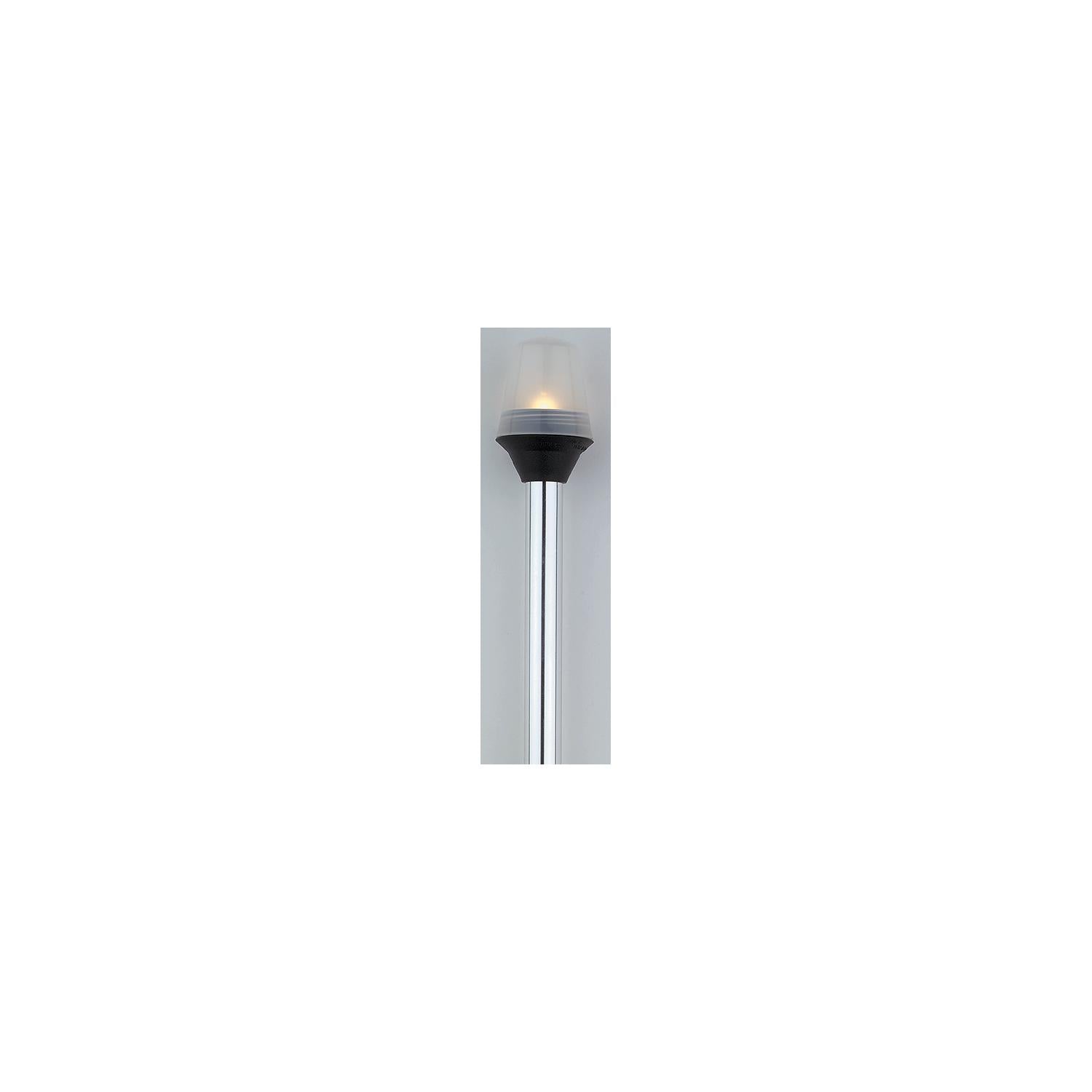Attwood 5100241 Frosted Globe All-Round Light, 2-Pin Standard Pole 24"