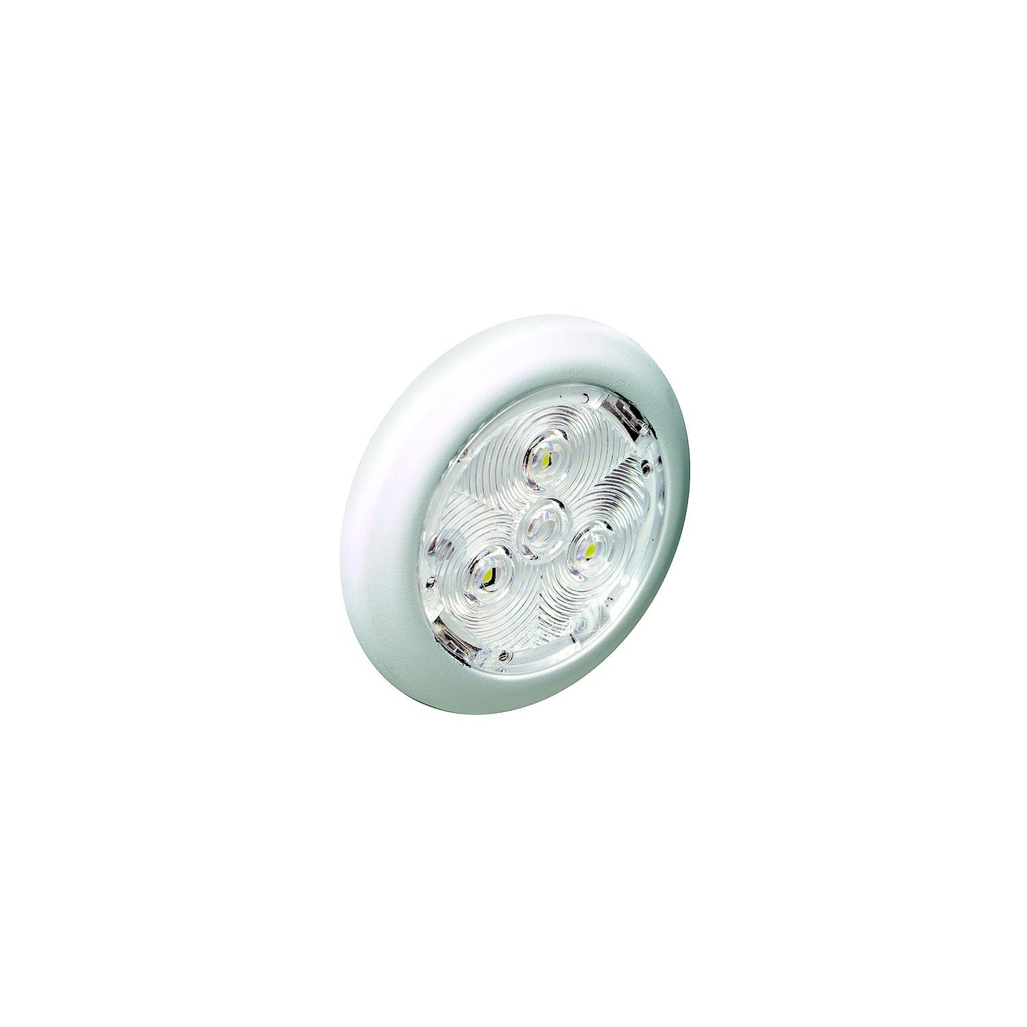 Attwood 2-3/4" Warm White Interior/Exterior Light w/White Bezel