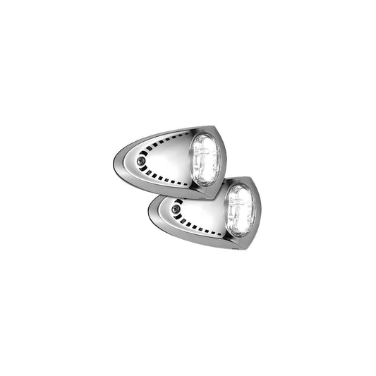 Attwood 6522SS7 Stainless LED Docking Lights, 2.8" x 4.5"
