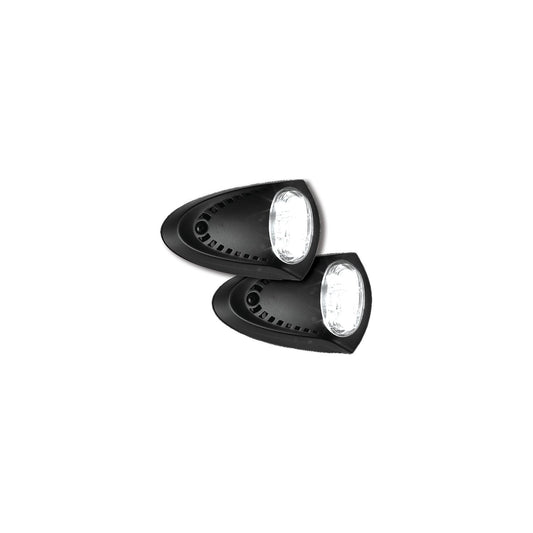 Attwood 6523BK7 Black LED Docking Lights, 2.8" x 4.5"