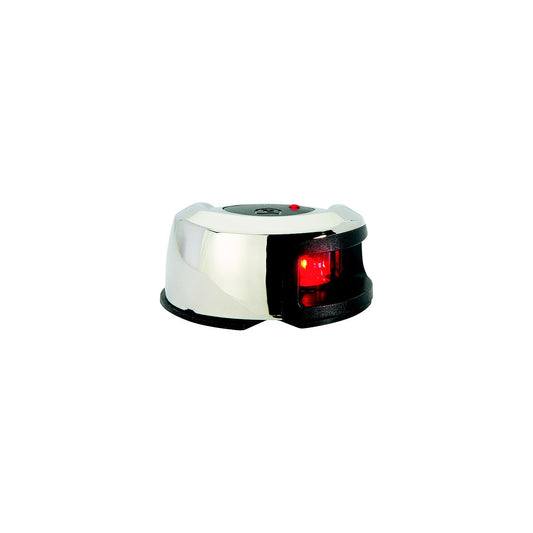 Attwood LightArmor LED Deck Mount Side Light, Black, Stainless Side