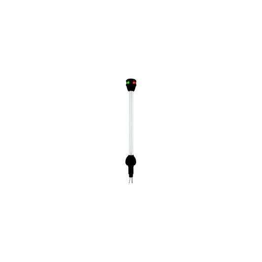Attwood LightArmor Bi-Color LED Navigation Pole Light, 10" Angled