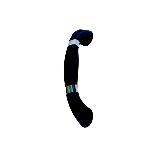 T-H Marine GHB1GSS Molded Grab Handle with Stainless Accent Rings, Graphite