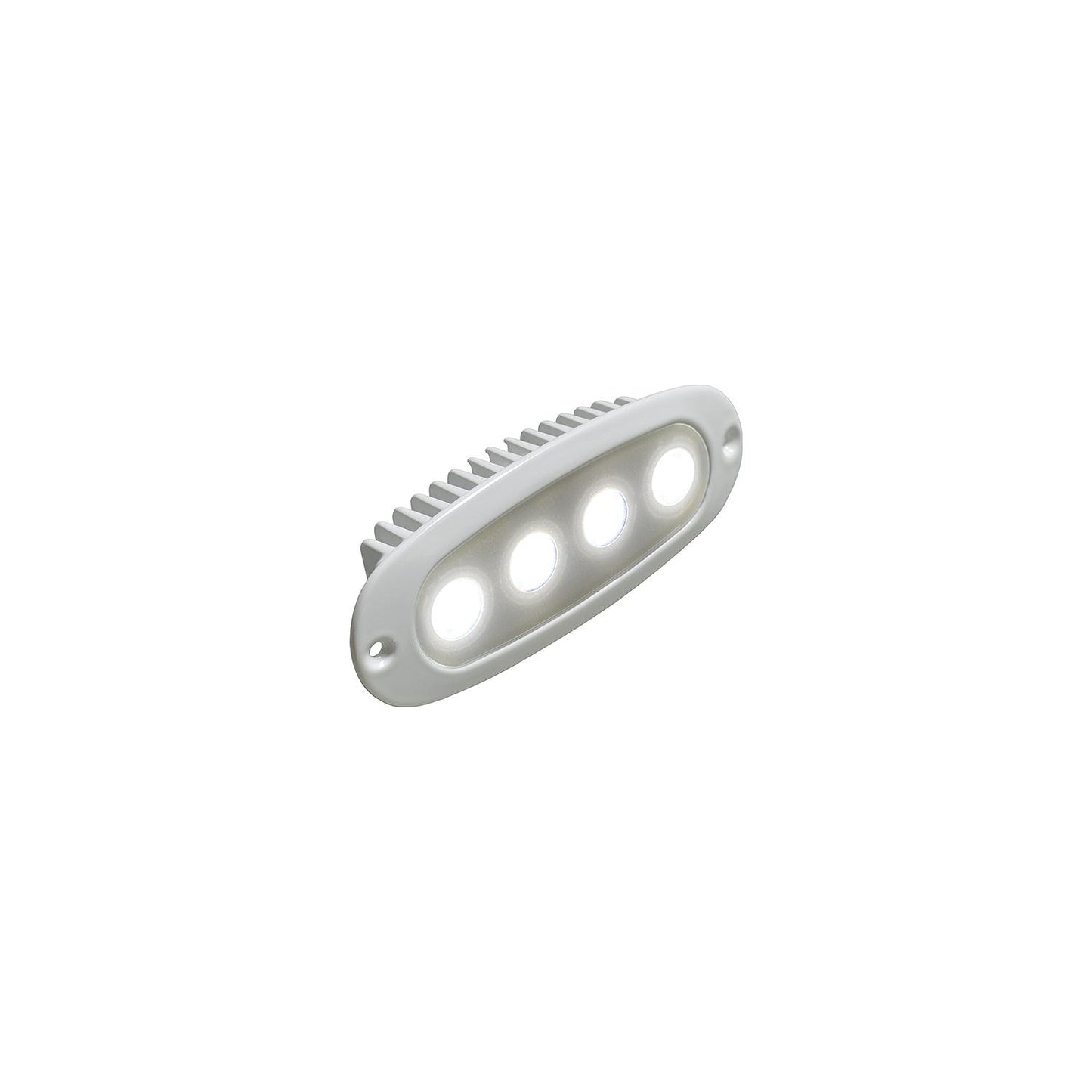 T-H Marine LED39120DP Oval Recessed Mount Spreader 4 Bright White LED Lights