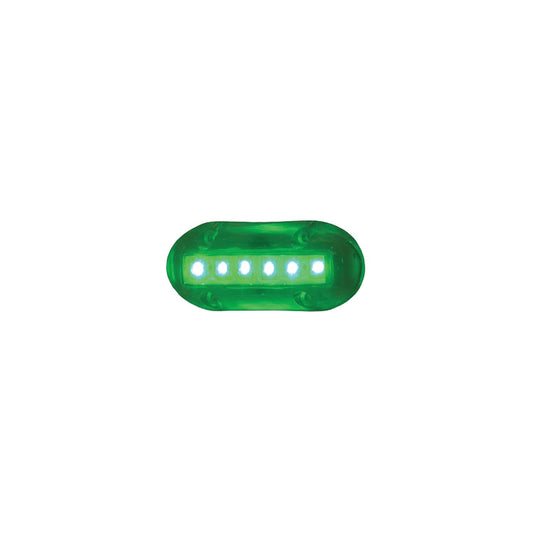 T-H Marine High Intensity LED Underwater Lights, 6 Green LEDs
