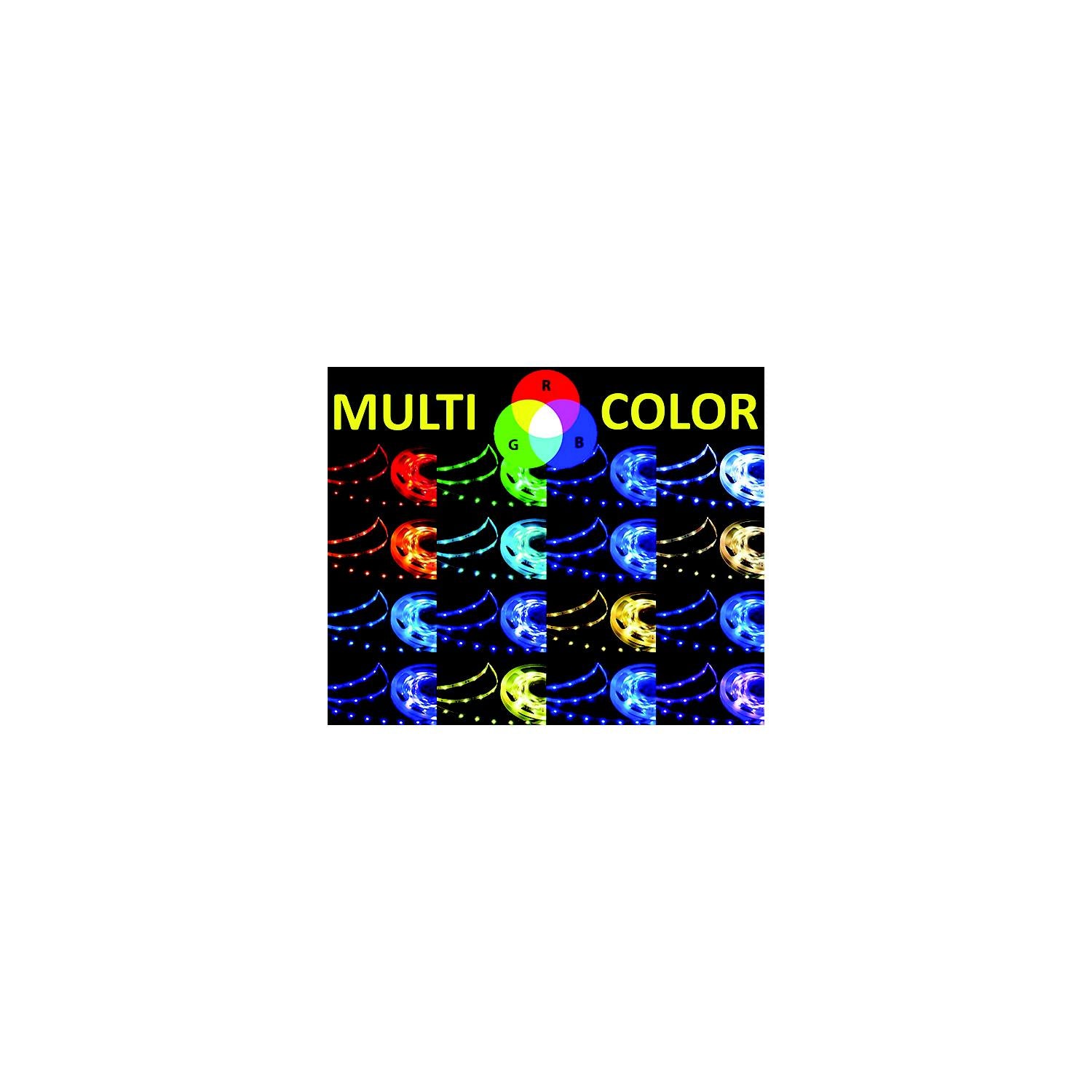 TH Marine LED RGB Color Changing Flat Rope Light, 20'