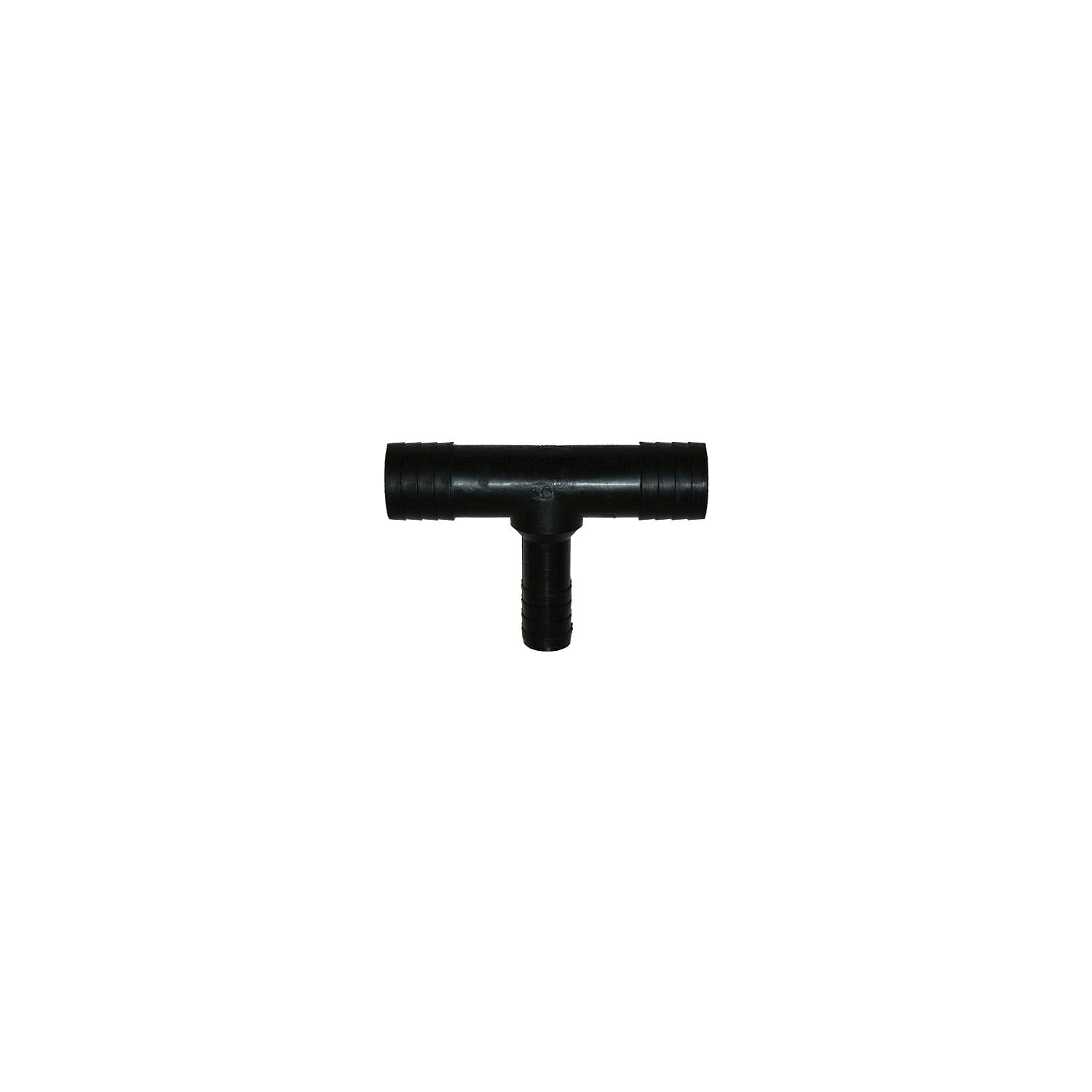 T-H Marine Reducing Tee For Hose 1-1/2 x 3/4 x 1-1/2" , Black