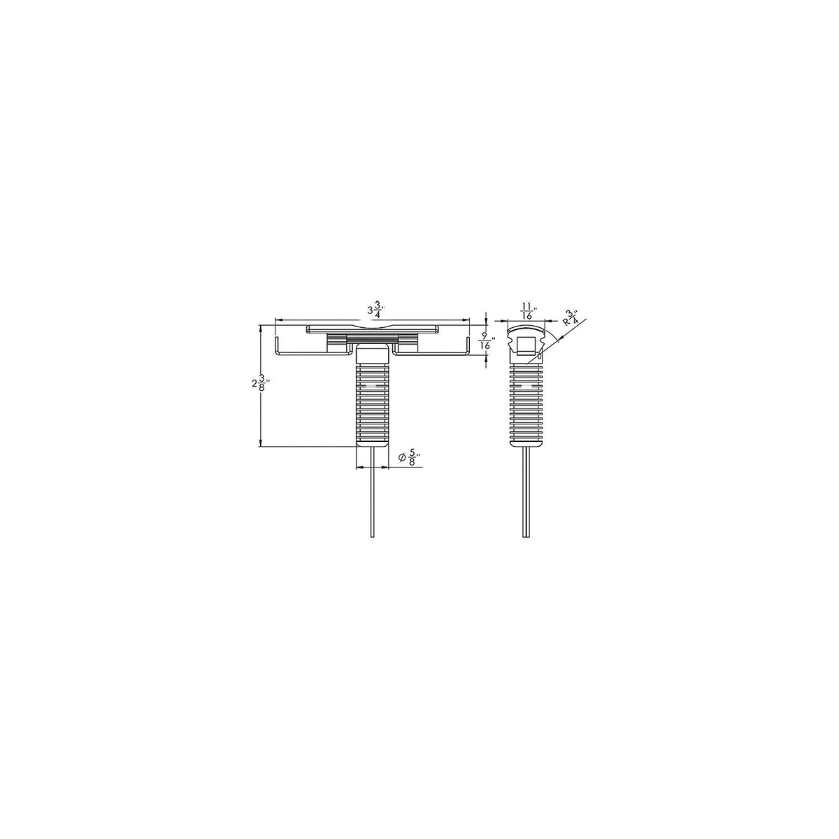 Taco F389960 2-9/16" Suproflex Mounted LED Navigation Light Set