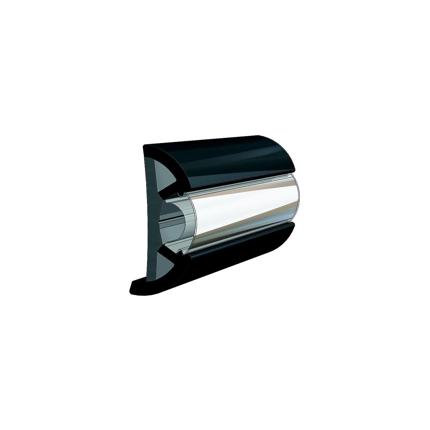Taco V119960BBK602 Suproflex Rub Rail Kit, Small, 60', Black/Chrome ...