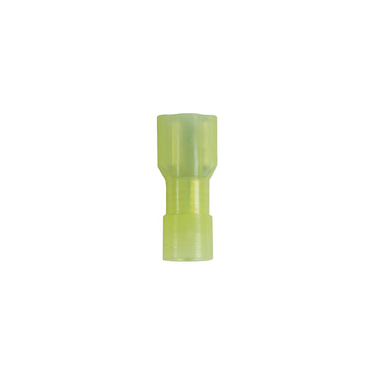 Battery Doctor Yellow Nylon Fully Insulated Quick Disconnects, 12-10 AWG, Female, 5/Pk.