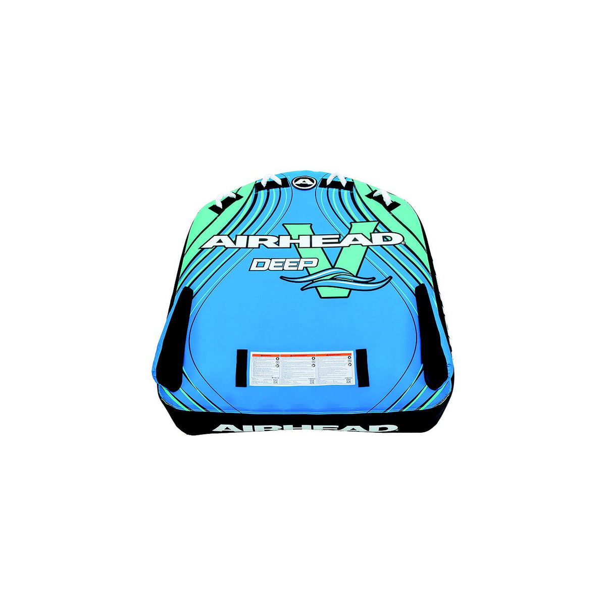 AirHead AHDV2 Deep V Towable Tube, Blue, 2 Person-Supply Nautica