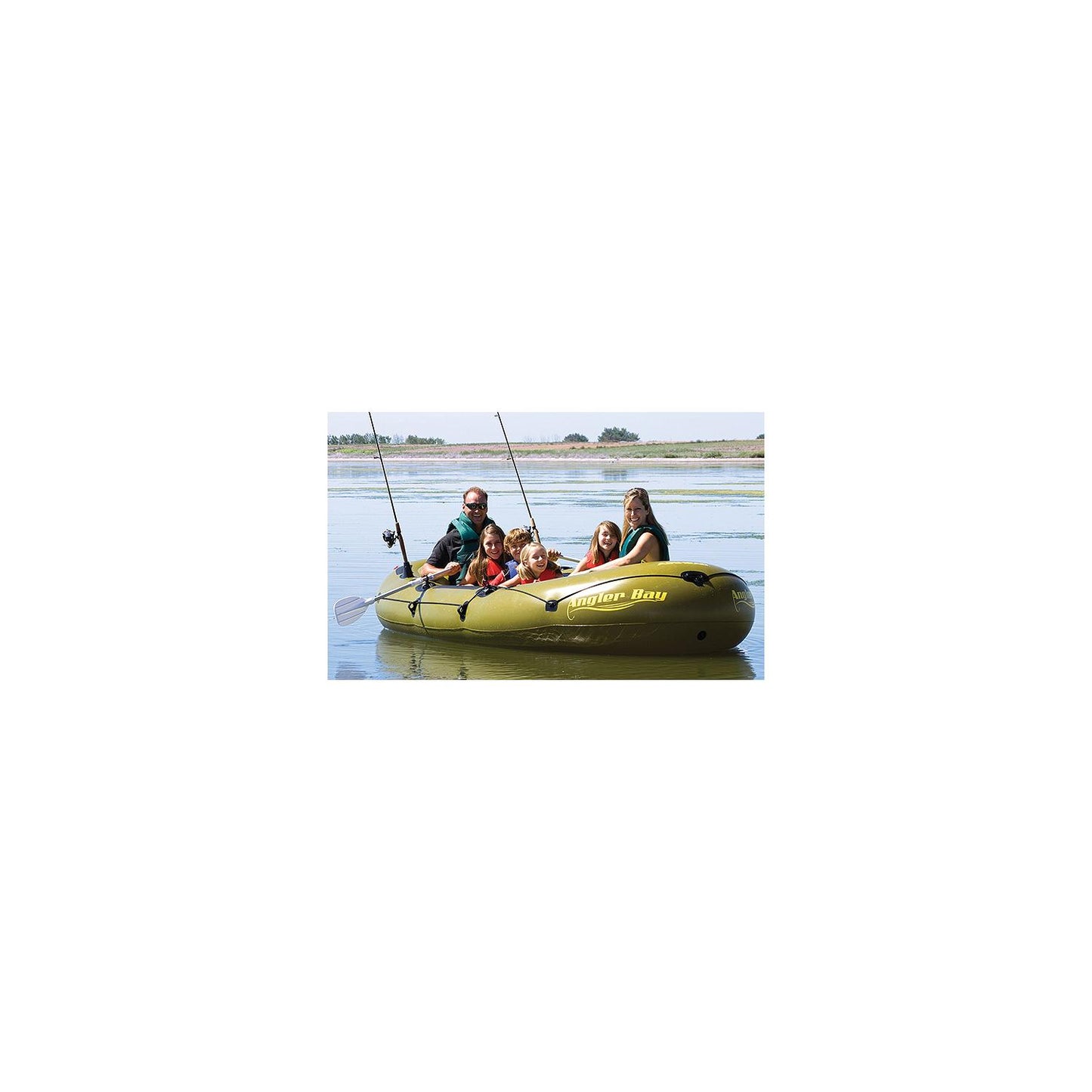 Airhead AHIBF06 Angler Bay 6 Person Inflatable Boat