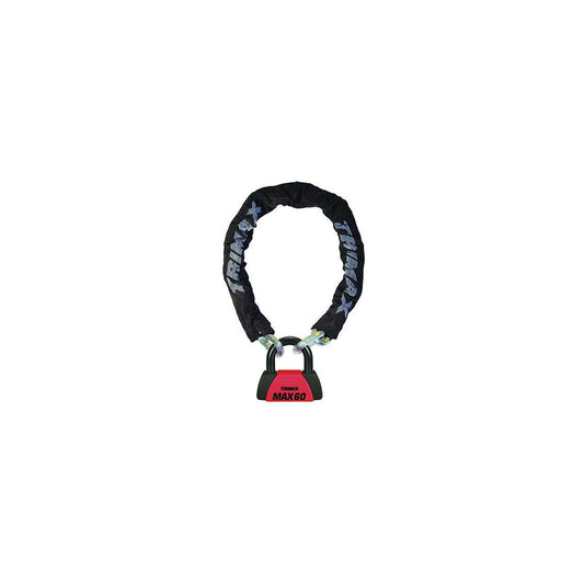 Trimax THEX5060 Super Chain Combo Set Includes Max 60 Disc U-Lock and 5' x 12mm Chain