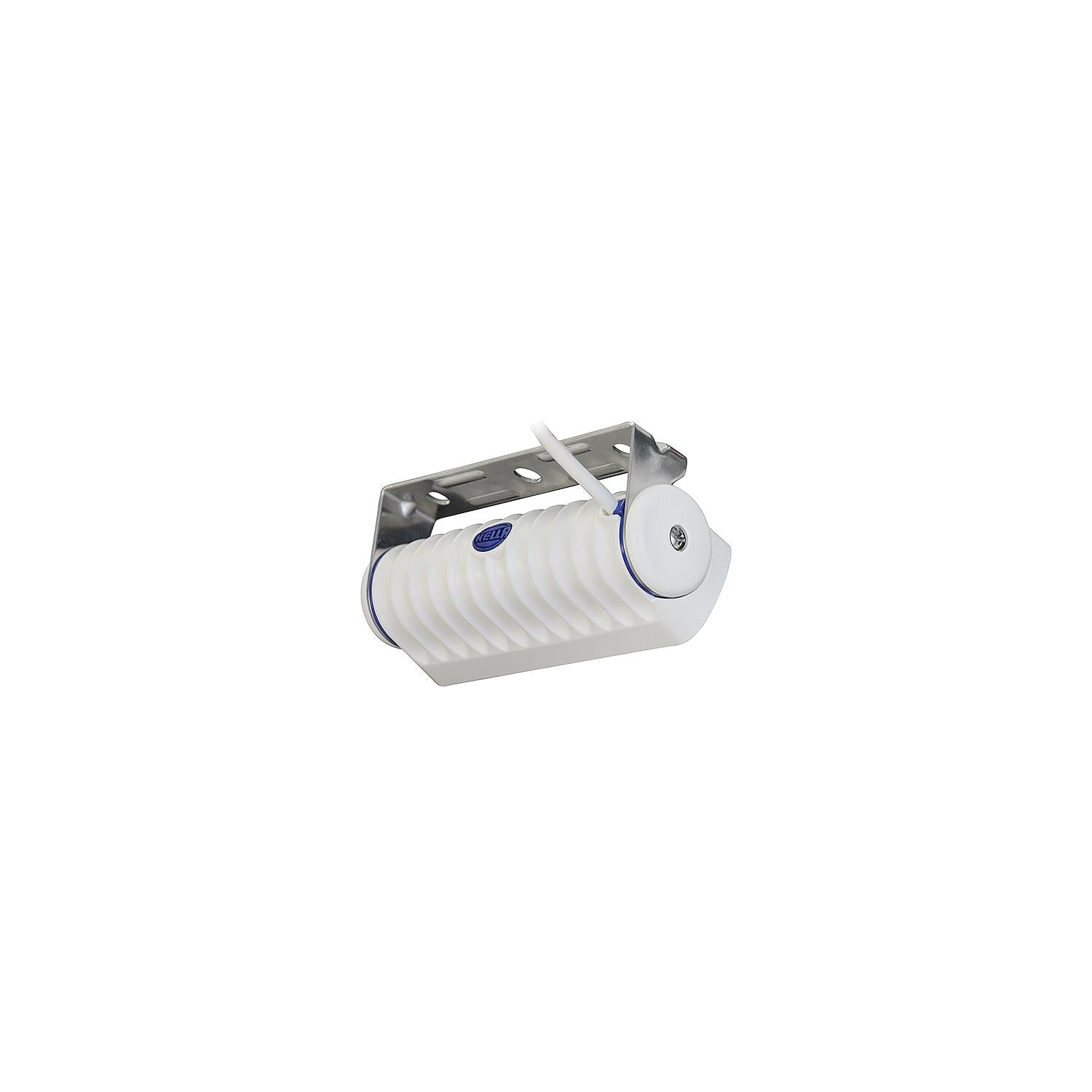 Hella Sea Hawk-R 9-33V DC Bracket Mount White Light LED Floodlight, White Housing, Spread