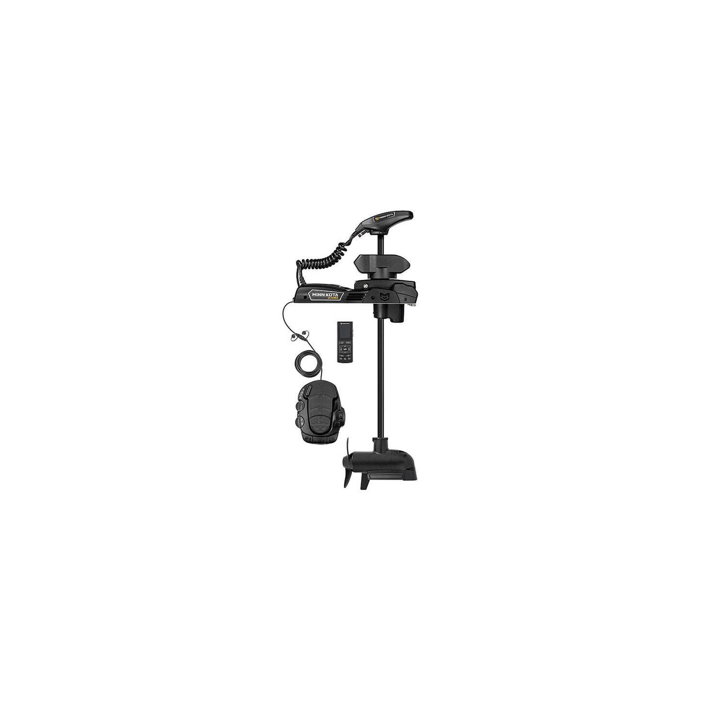 Minn Kota 1358503 Ulterra Quest Series Bow Mount Freshwater Trolling Motor, 90 / 115 lbs. Thrust, 72" Shaft, 24 / 36 Volts w/Handheld Remote, Foot Pedal & MEGA Down/Side Imaging Sonar