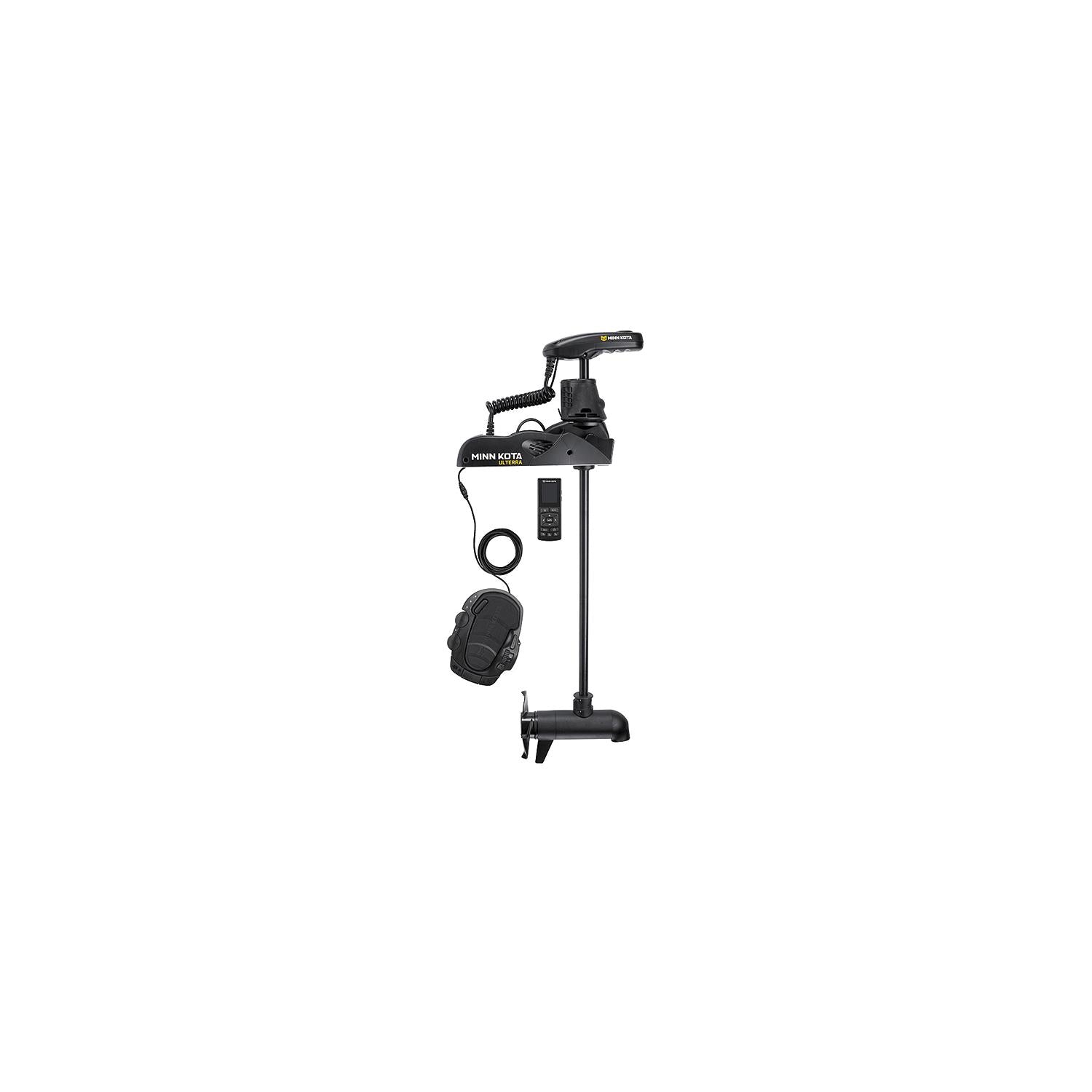 Minn Kota 1358945 Ulterra Bow Mount Freshwater Trolling Motor, 112 lbs. Thrust, 60" Shaft, 36 Volts w/Handheld Remote, Foot Pedal & Dual Spectrum CHRP Sonar-Supply Nautica