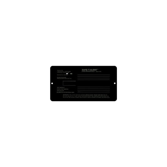 MTI Industries 12V 65 Series Safe-T-Alert Surface Mount RV Carbon Monoxide (CO) Alarm, Black