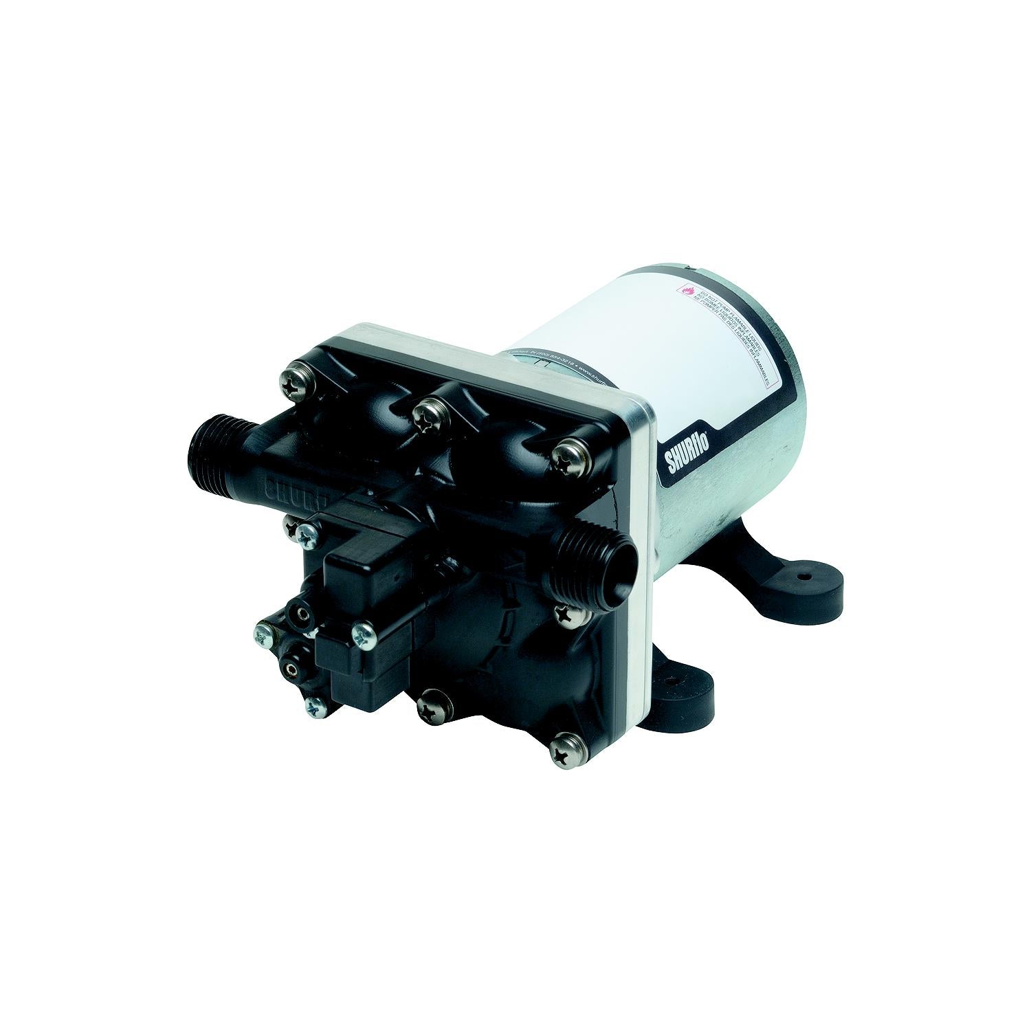 SHURFLO 4028100E54 Revolution Self-Priming 2.3 GPM 50 PSI 12V Fresh Water RV Pump