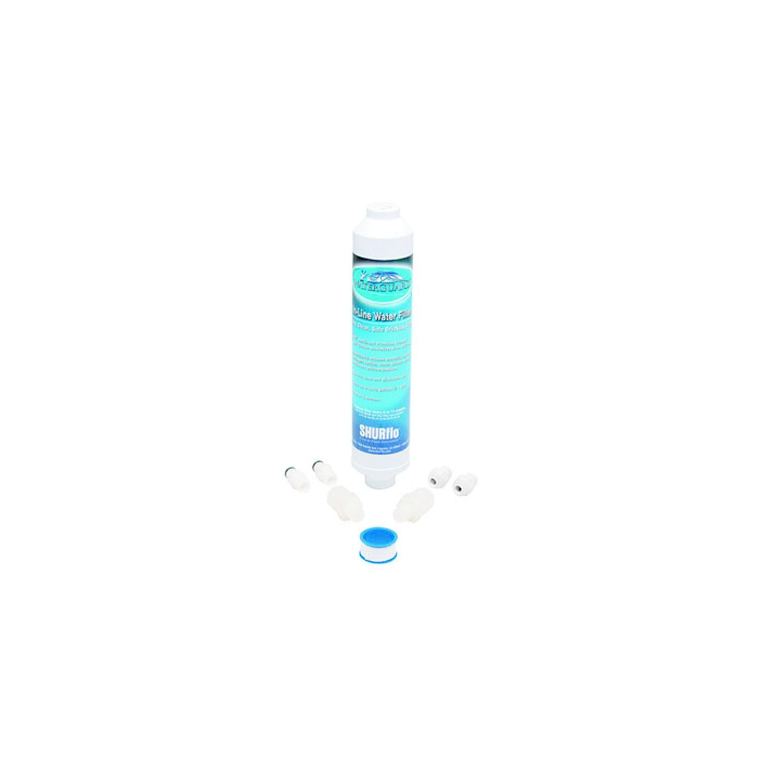 Shurflo 9400950 WaterGuard Universal In Line RV Drinking Water Filter