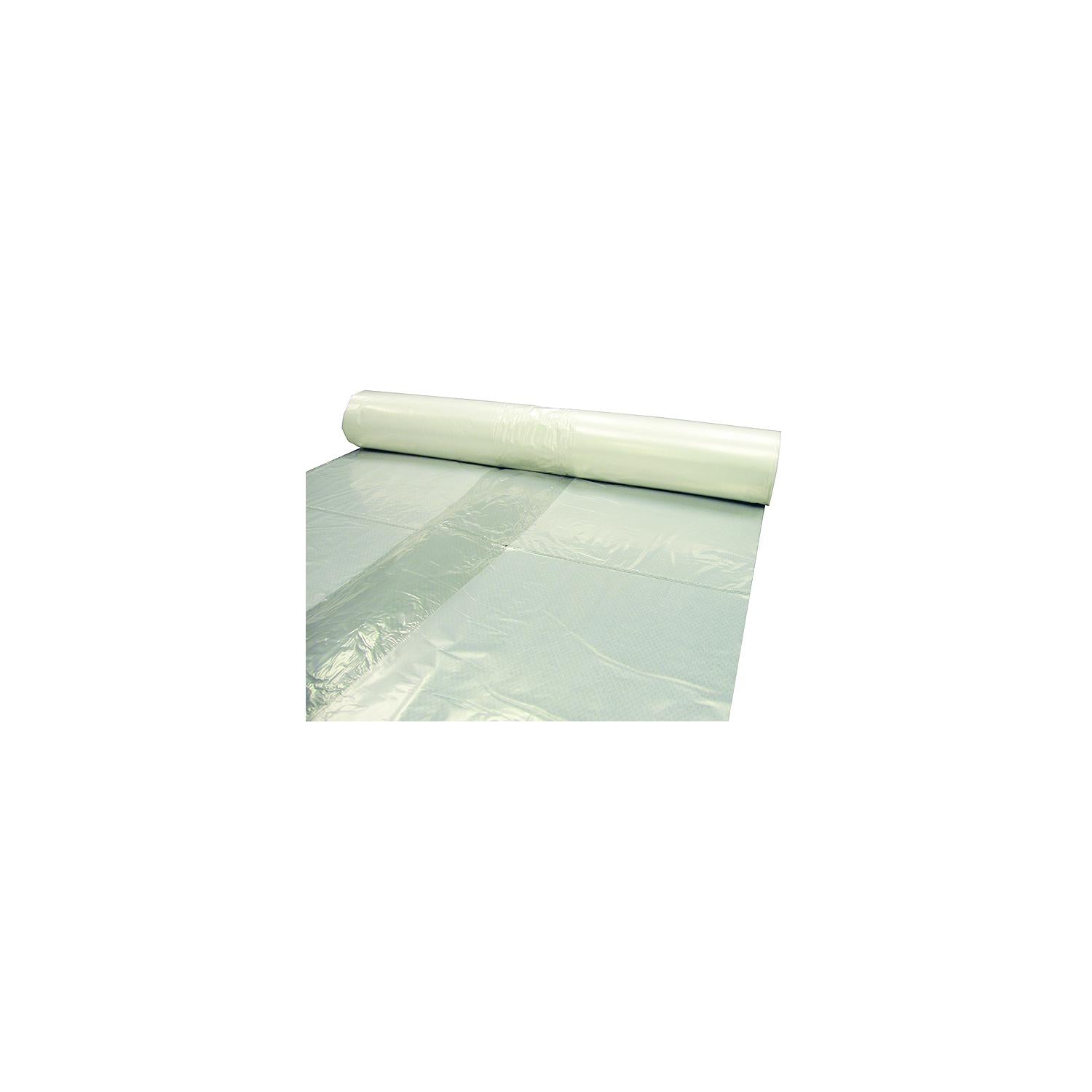 12' x 100' Clear Poly Sheeting 4Mil.
