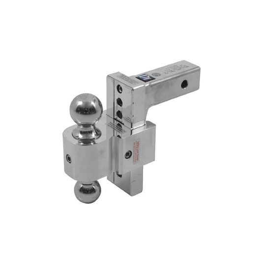 Flash Silent Tow Ball Mount, 7" Rise, 6" Drop