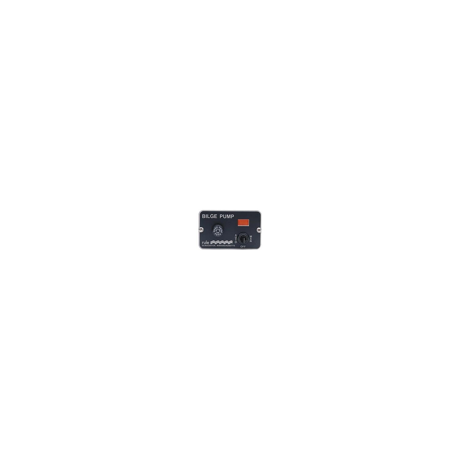 Rule 3-Way Bilge Panel Lighted Switch-Supply Nautica