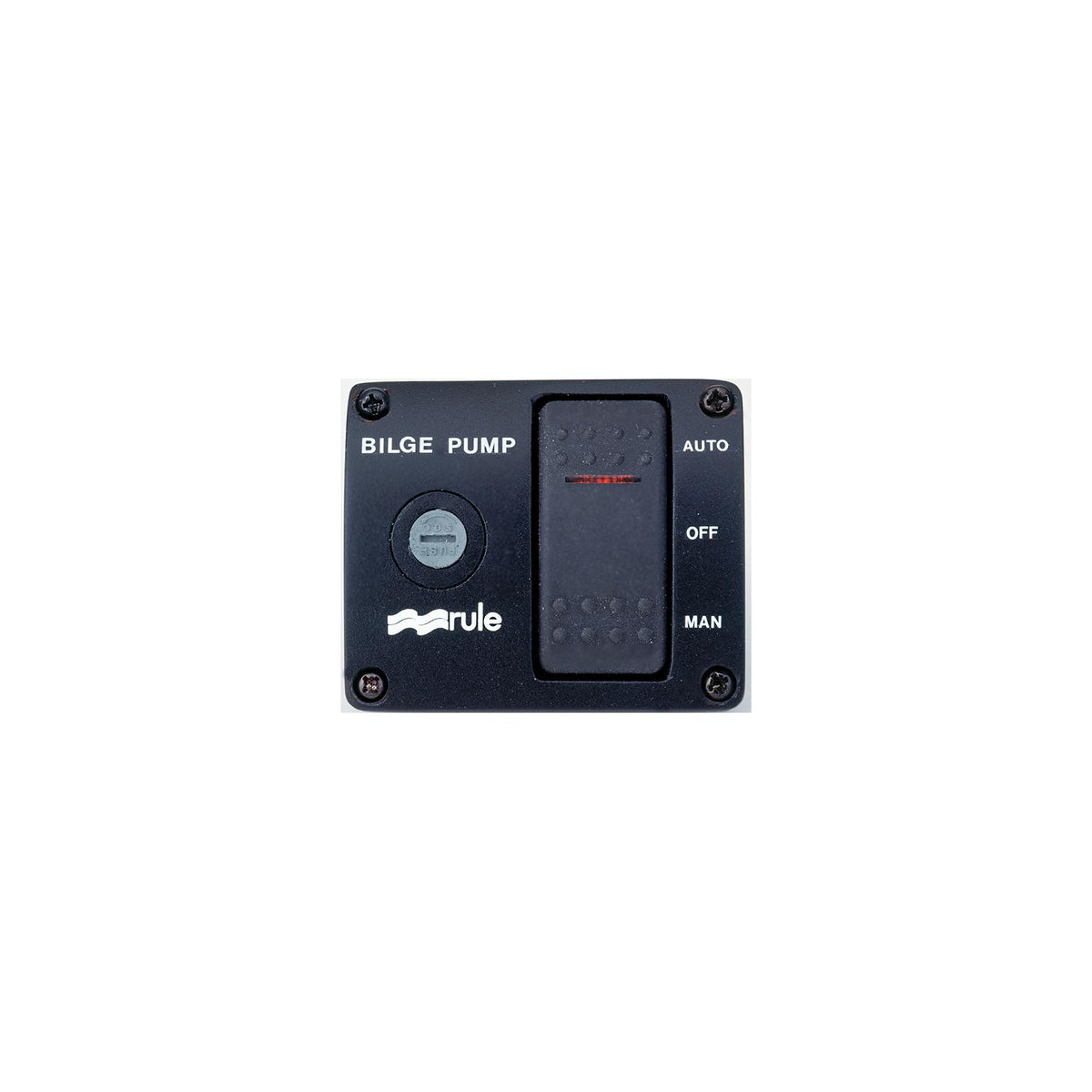 Rule 3-Way Bilge Panel Lighted Rocker Switch Panel 12V-Supply Nautica