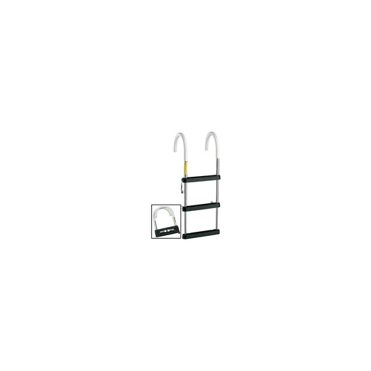 Garelick EEz-In Telescoping Stainless Steel Gunwale Hook Ladder-Supply Nautica