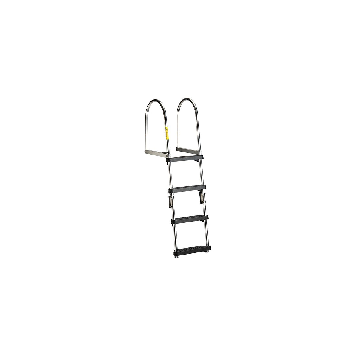 Garelick EEz-In Premium 4 Step Folding Pontoon Transom Boarding Ladder-Supply Nautica