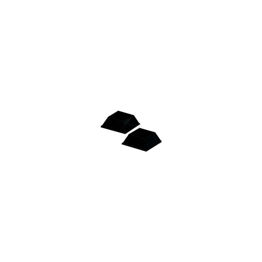 Taylor Adhesive-Backed Rubber Door Pads 3/4" x 3/4" (2 per Pack)