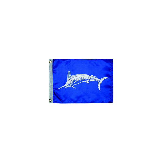 Taylor Fisherman's White Marlin Catch Flag 12" x 18"