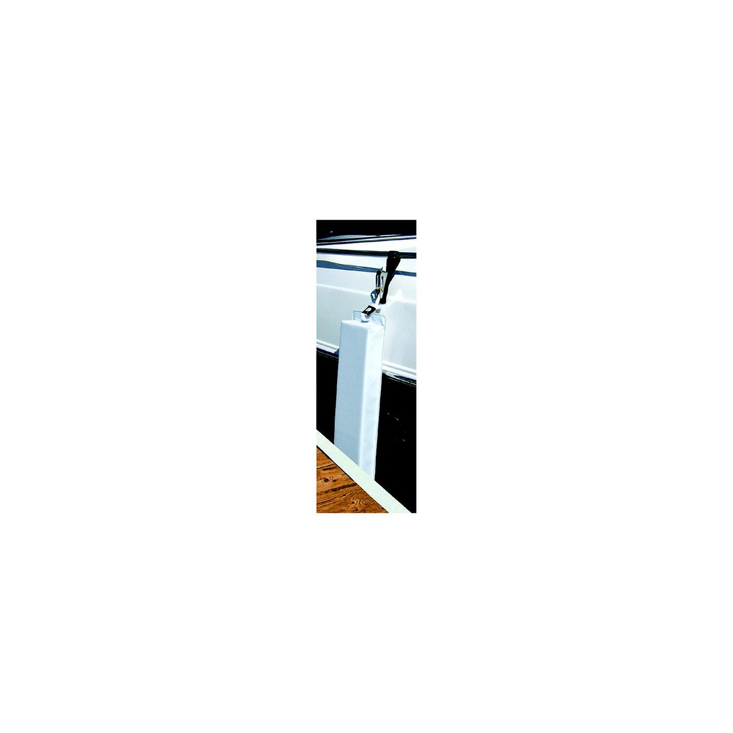 Taylor 338 Vinyl Covered Contour/Flat Fender, 26" White