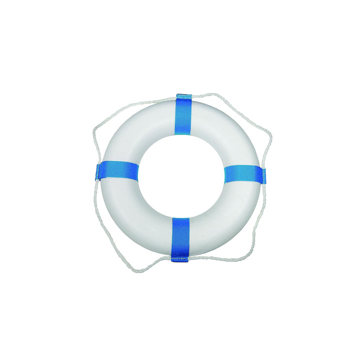 Taylor 20" Decorative Ring Buoy, White/Blue (Not a Life Saving Device)-Supply Nautica