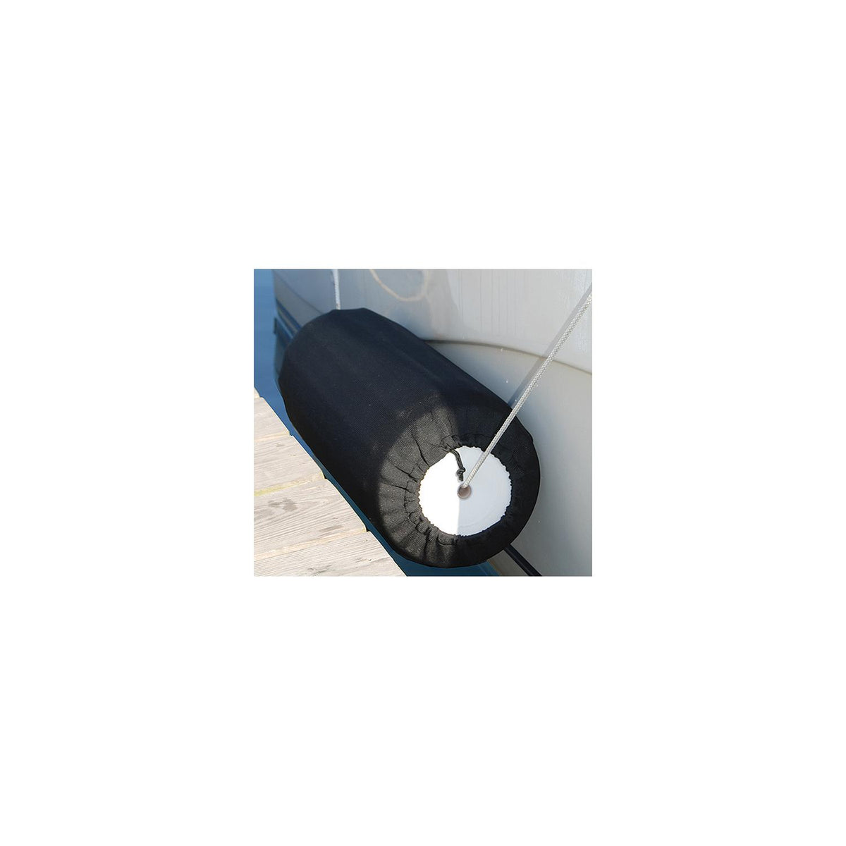 Taylor 9206R Premium Polyester Fender Cover, Black. Big B Size: 10" x 26".-Supply Nautica