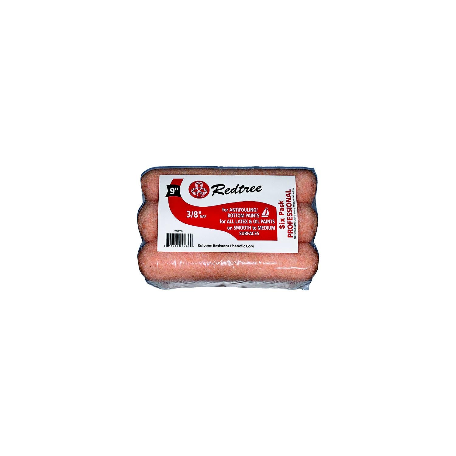 Redtree 29126 9" Bottom Paint Roller, 6/pk-Supply Nautica