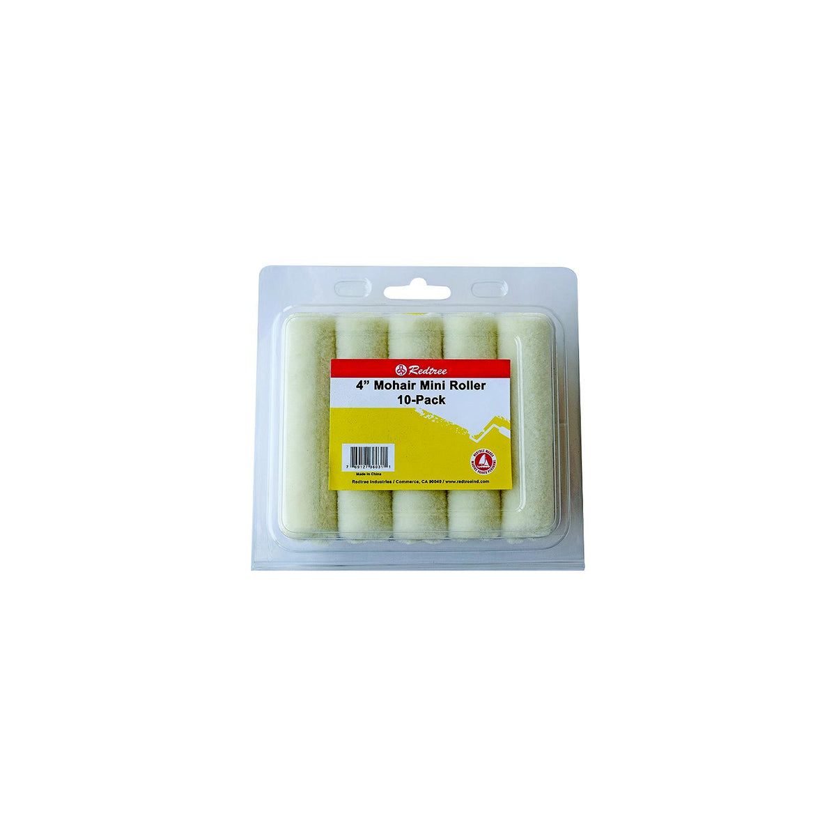 Redtree 36031 4" Mohair Mini Roller Refill, 10/Pk-Supply Nautica