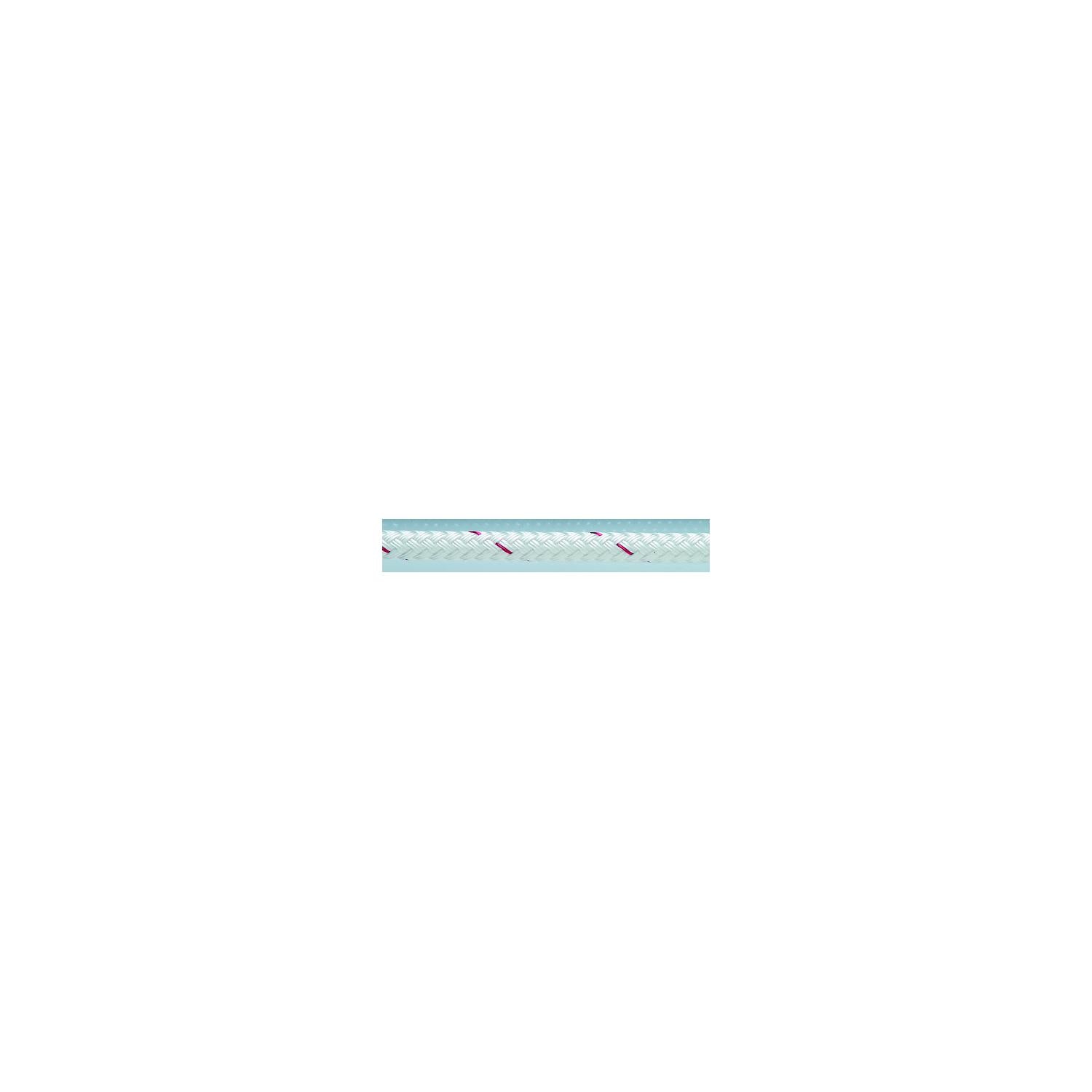White Sta-Set Polyester Double Braid, 5/16" x 600'-Supply Nautica