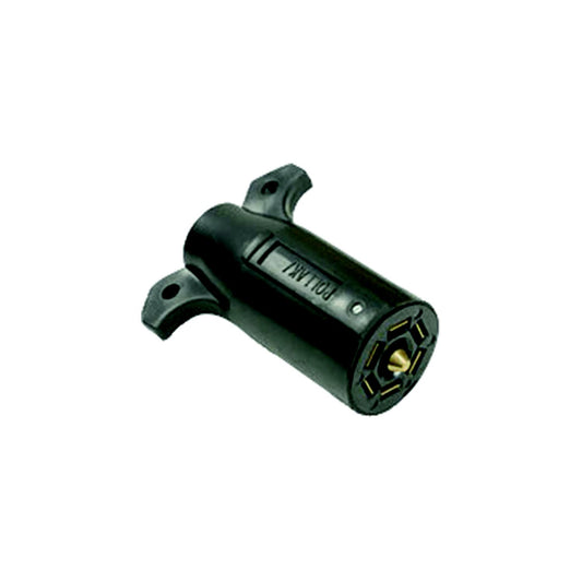 Pollack 7-Way Black Plastic Trailer End Plug Only, Bulk-Supply Nautica