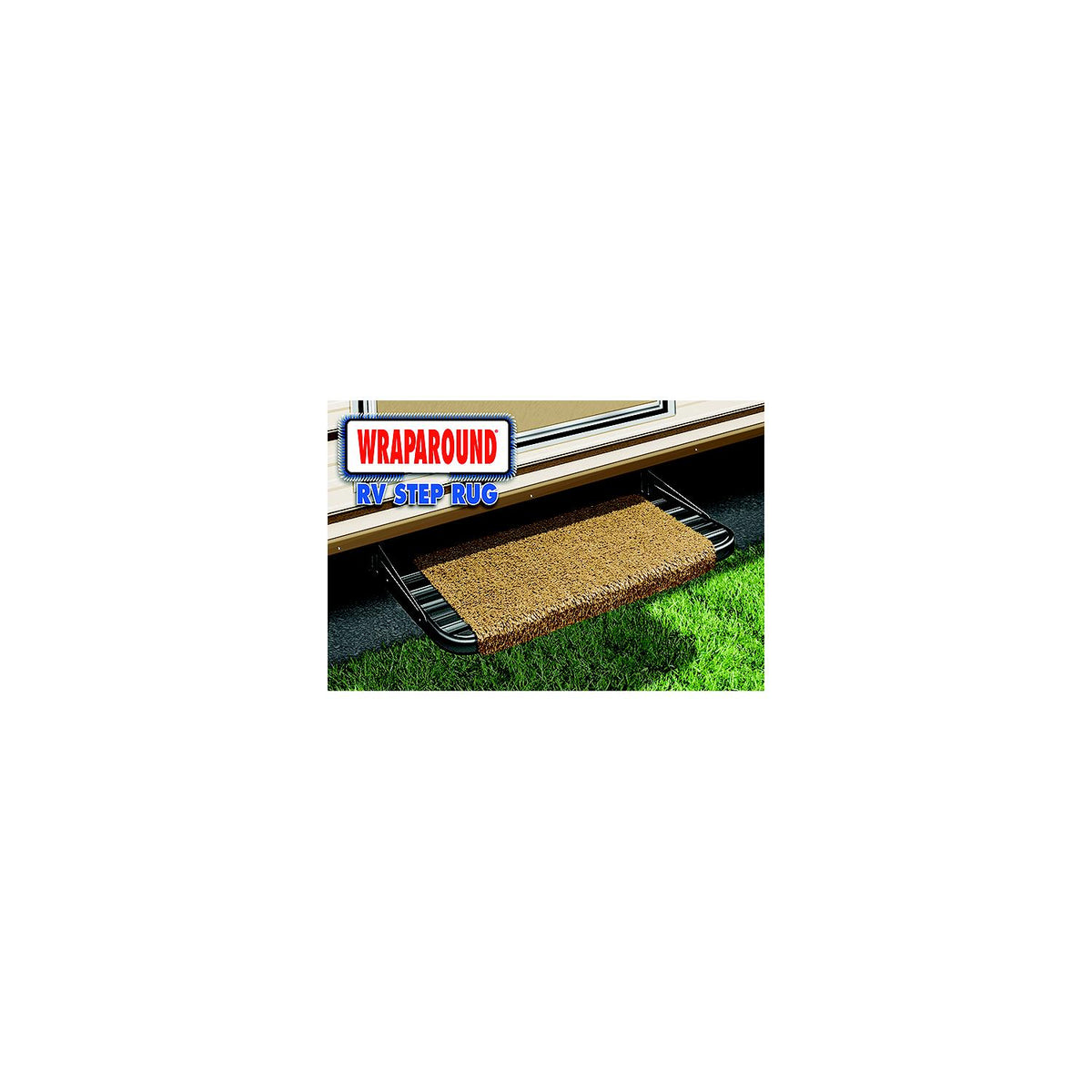 Prest-O-Fit Wraparound RV Step Rug, 18" Wide-Supply Nautica