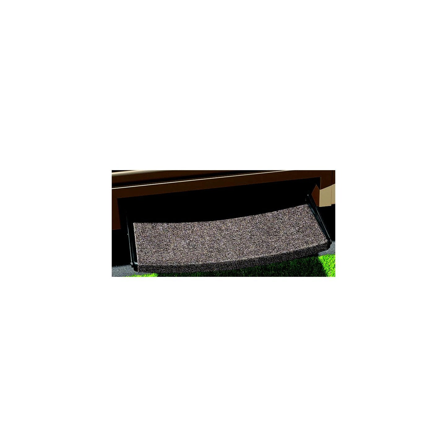 Prest-O-Fit 20394 Outrigger Universal RV Step Rug, Black Onyx