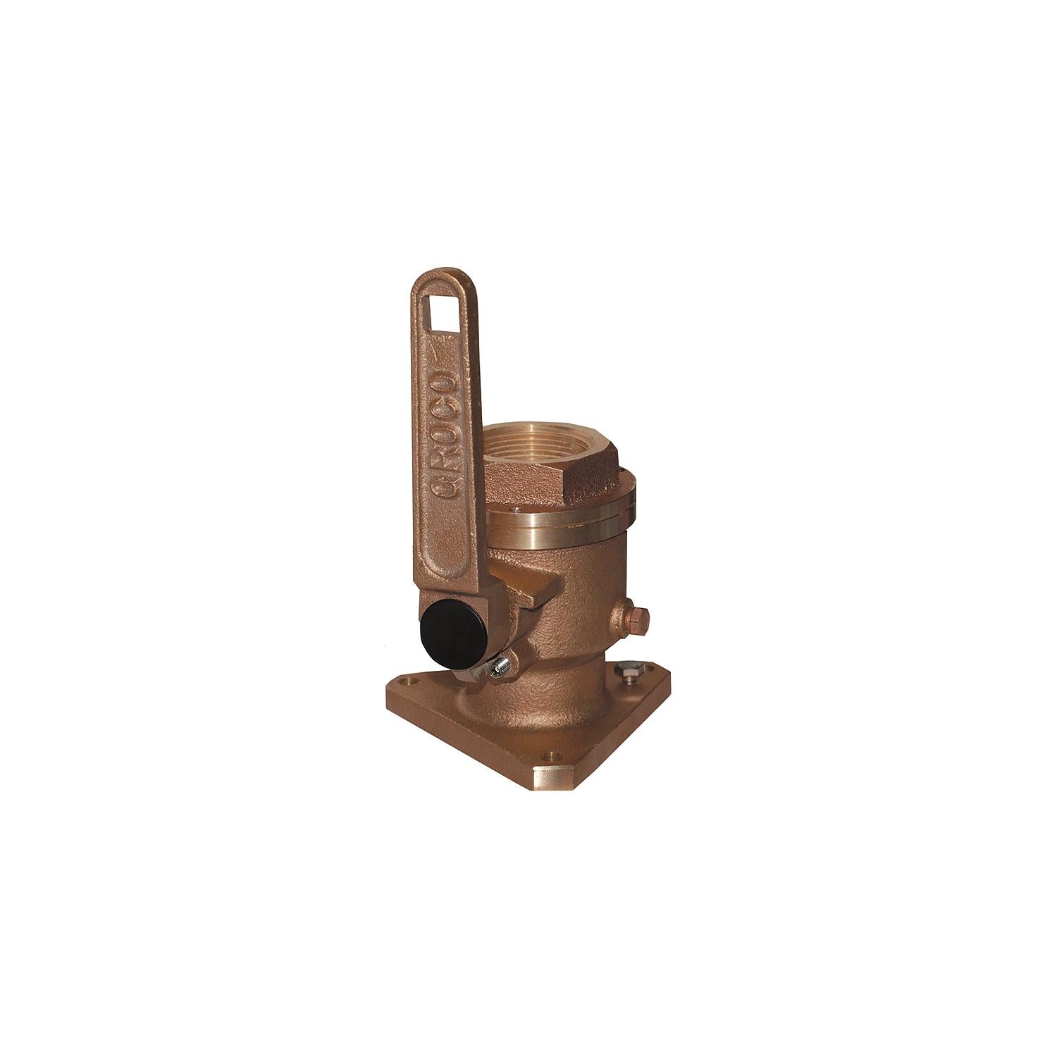 Groco BV Bronze Full-Flow Flanged Ball-Type Seacock-Supply Nautica