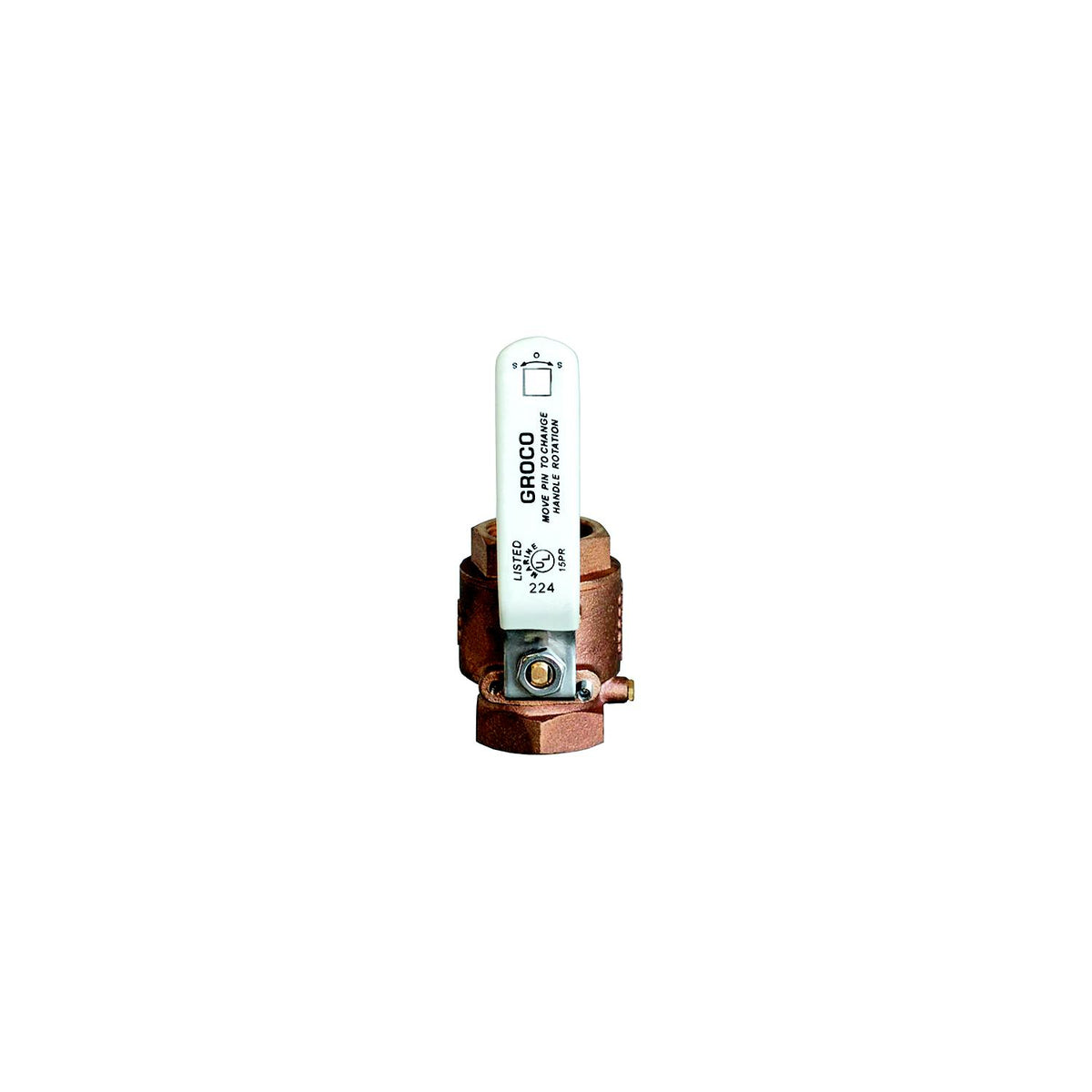 Groco IBV750 Bronze Full-Flow In-Line Ball Valve-Supply Nautica