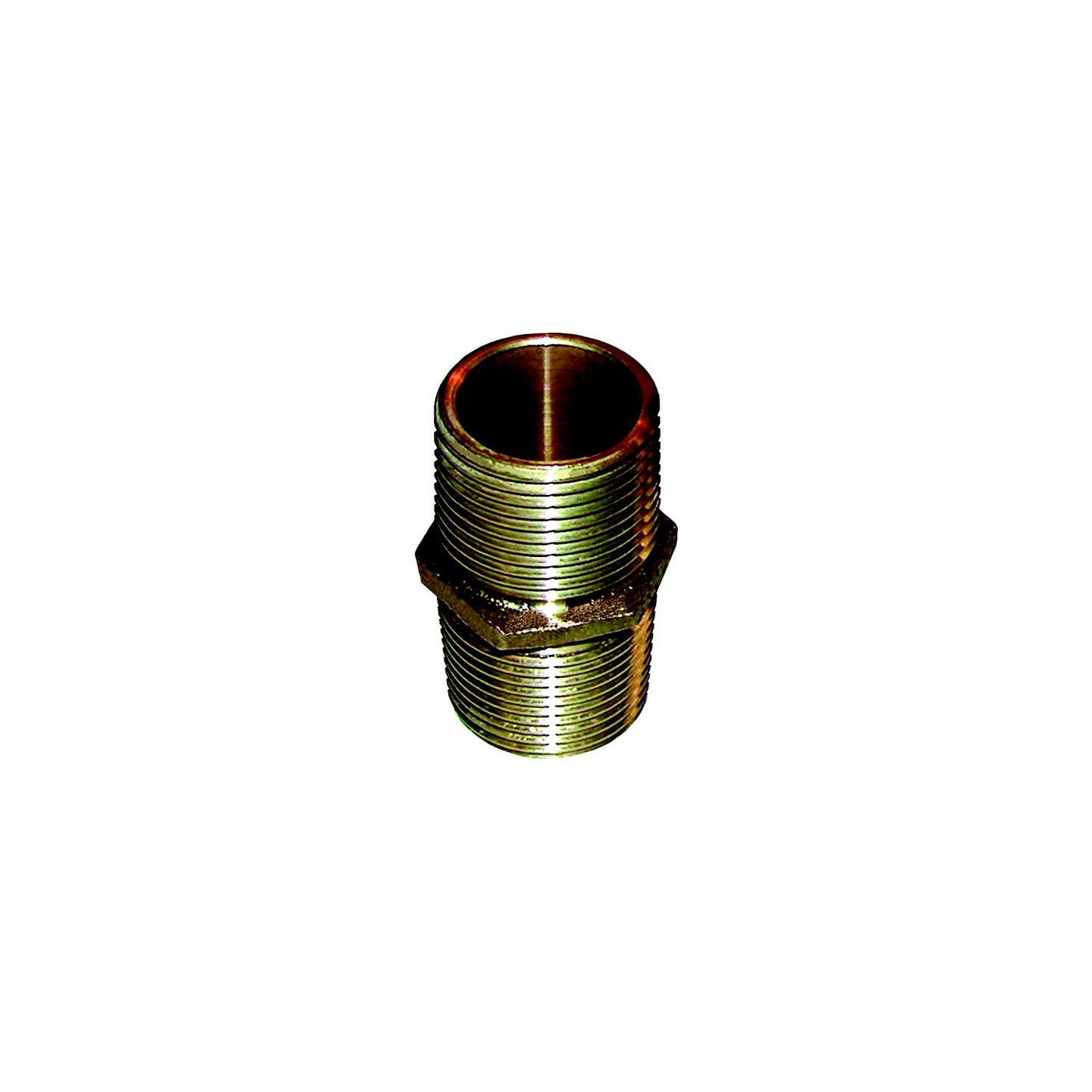 Groco PN500 Bronze Pipe Nipple, 1/2" NPT-Supply Nautica