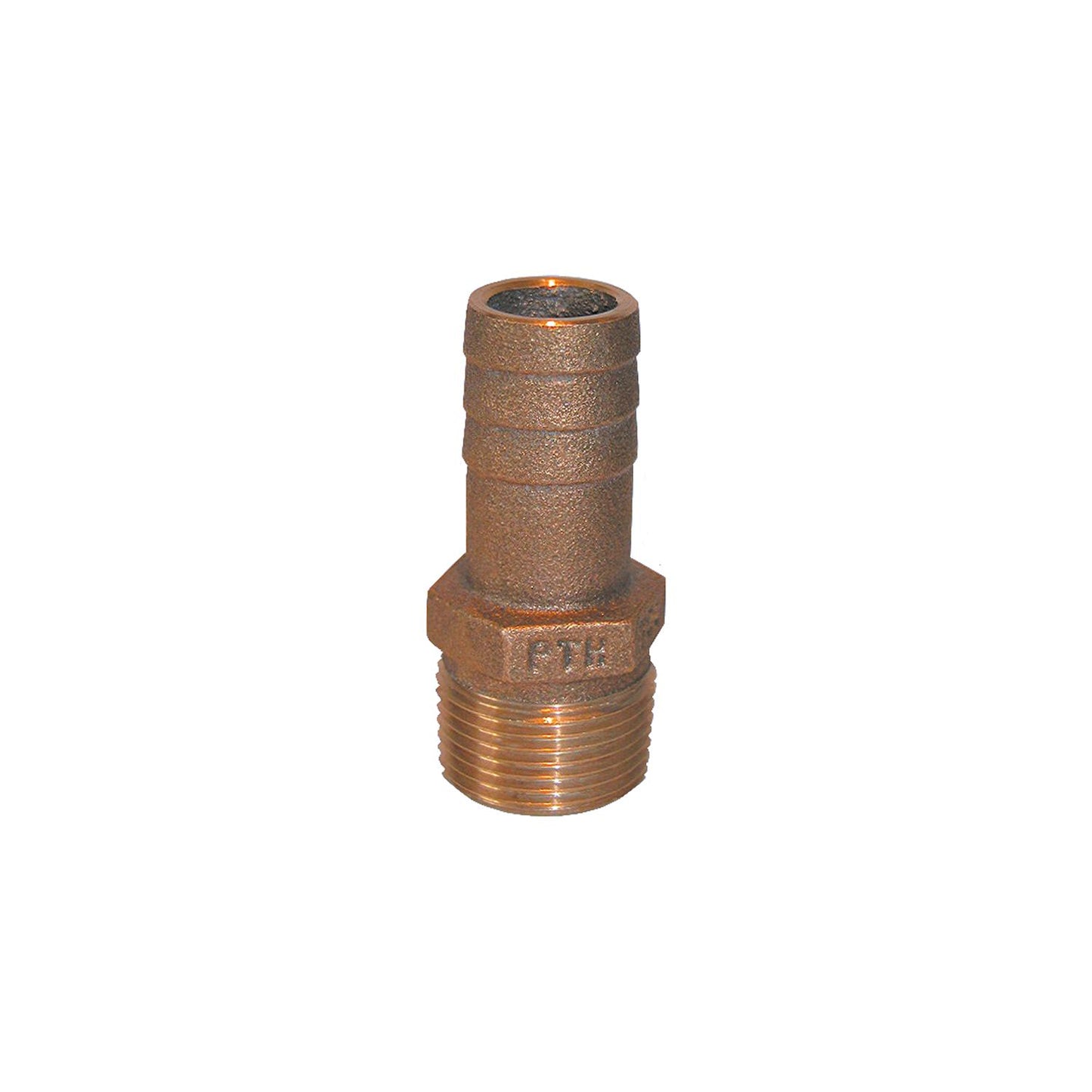 Groco PTH Bronze Standard Flow Pipe-To-Hose Adapter With NPT Thread-Supply Nautica
