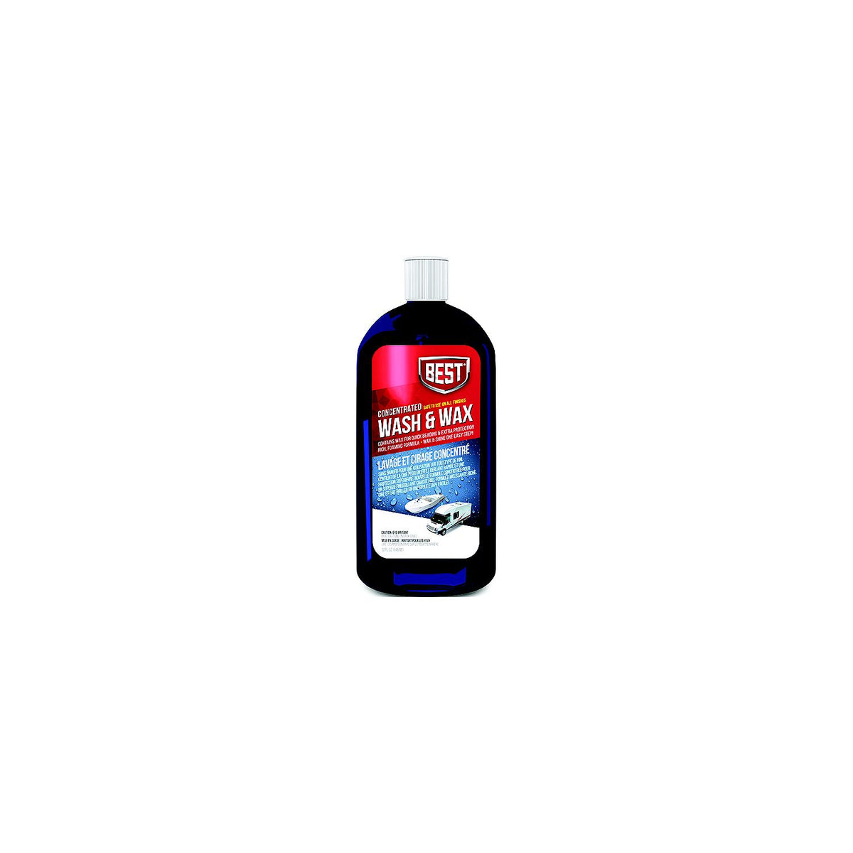 Best Wash & Wax, 32 oz Concentrate, 6/case-Supply Nautica