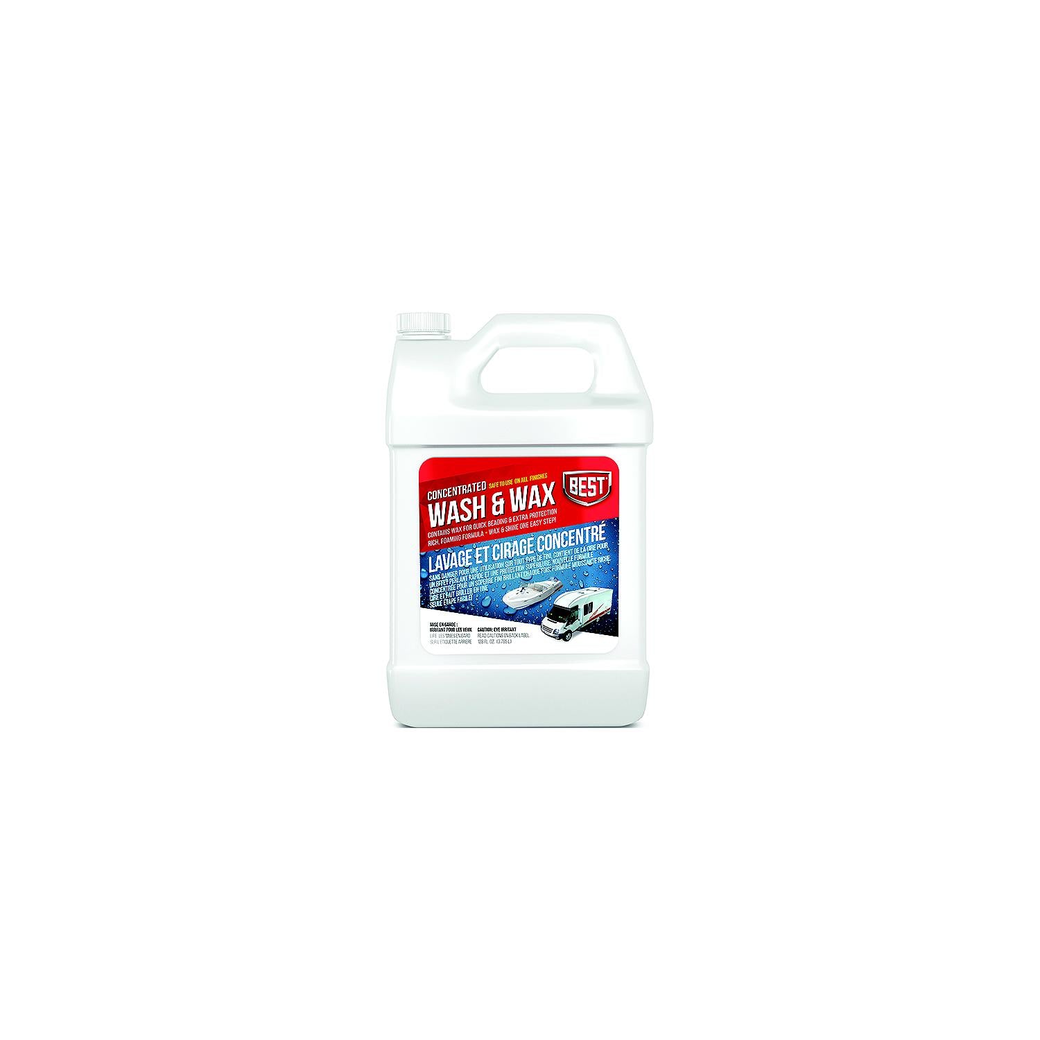 Best Wash & Wax, 128 oz Concentrate, 4/case-Supply Nautica