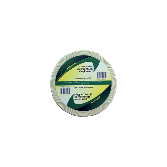 JR Products Vinyl Insert - Premium, 25' Colonial White