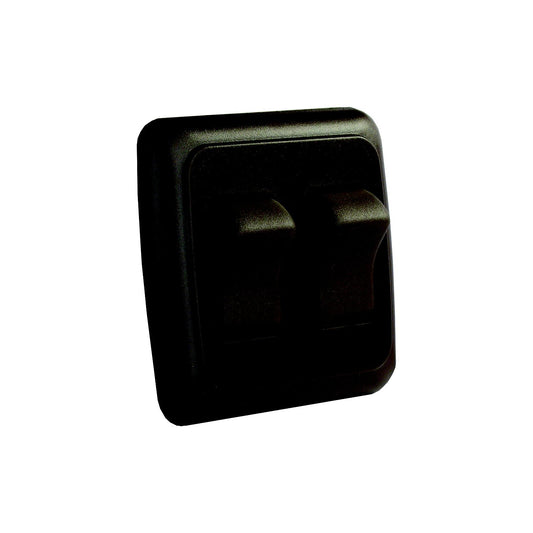 JR Products Double RV Rocker Switch Assembly with Bezel-Supply Nautica