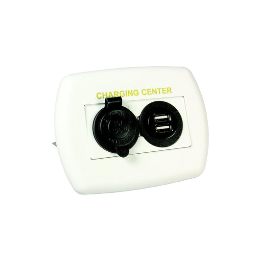 JR Products RV 12V/USB Charging Center-Supply Nautica
