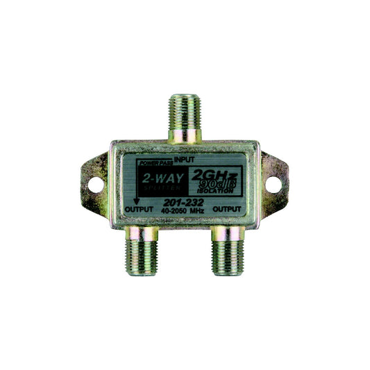 JR Products 2-Way 2 GHz Hd/Satellite Line Splitter-Supply Nautica